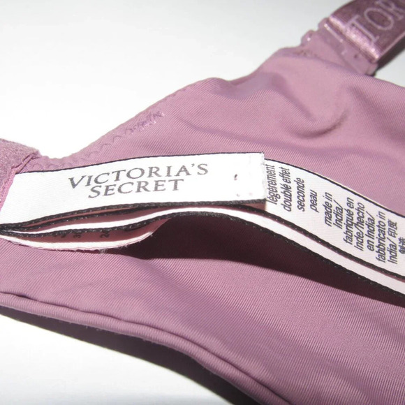 VICTORIA’S SECRET T-Shirt Lightly Lined Demi Purple Bra Size 36DDD - Picture 3 of 4